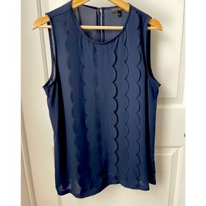 Banana Republic navy blouse